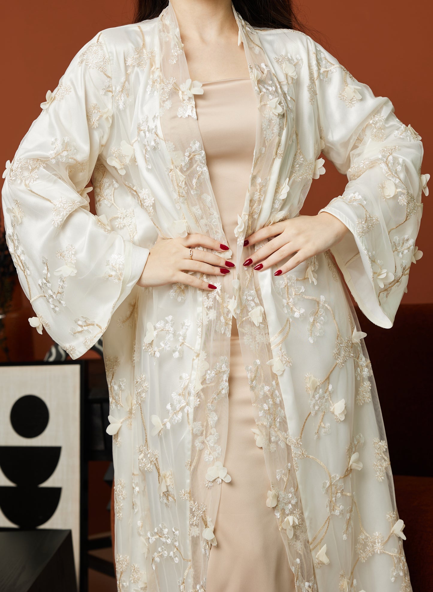 Dione Floral Abaya