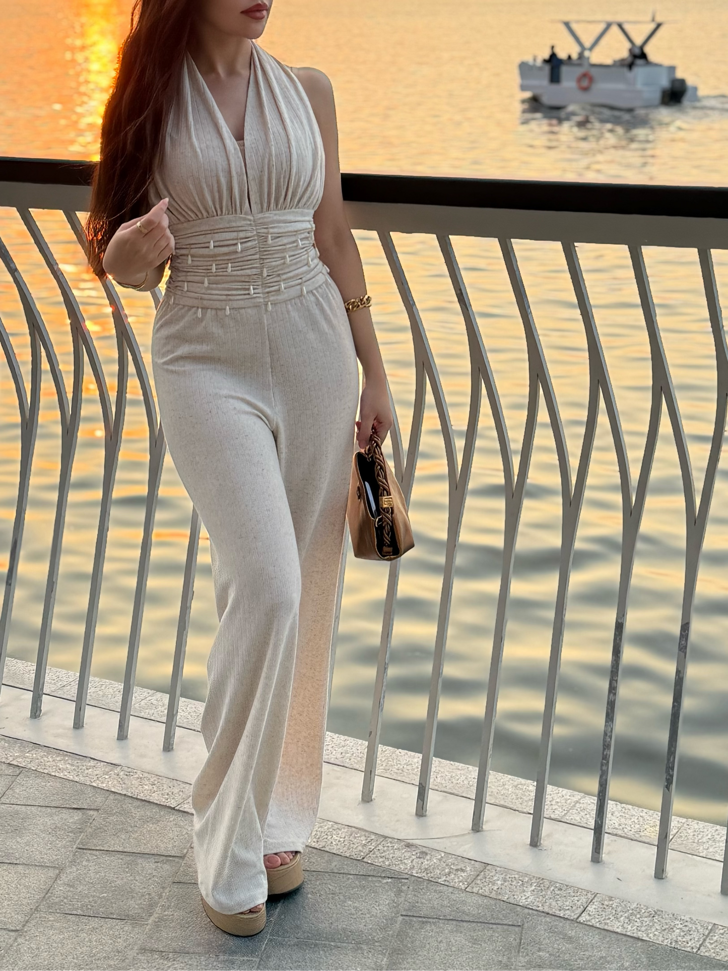 Aura Pearl Jumpsuit
