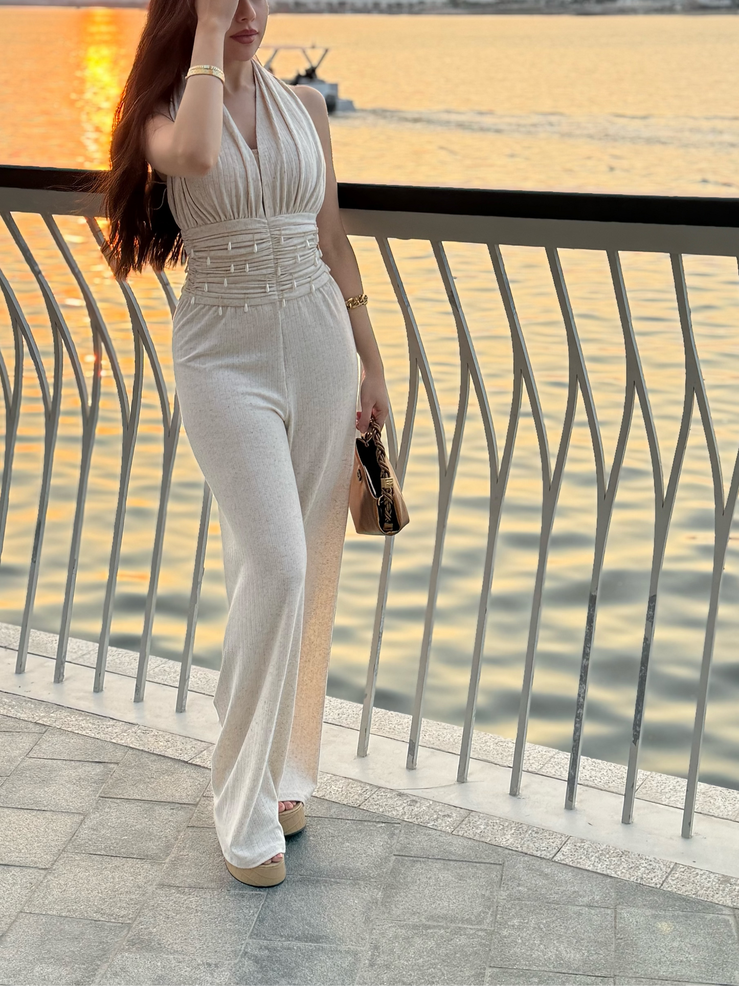 Aura Pearl Jumpsuit