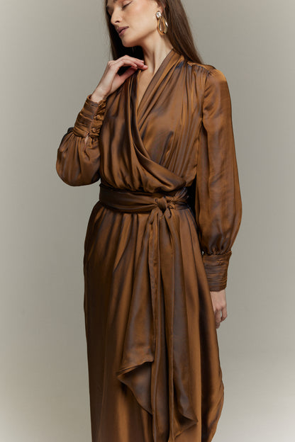 Layal Silk Organza Dress