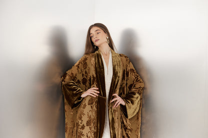 Rosa Abaya | Brown