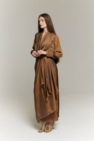 Layal Silk Organza Dress